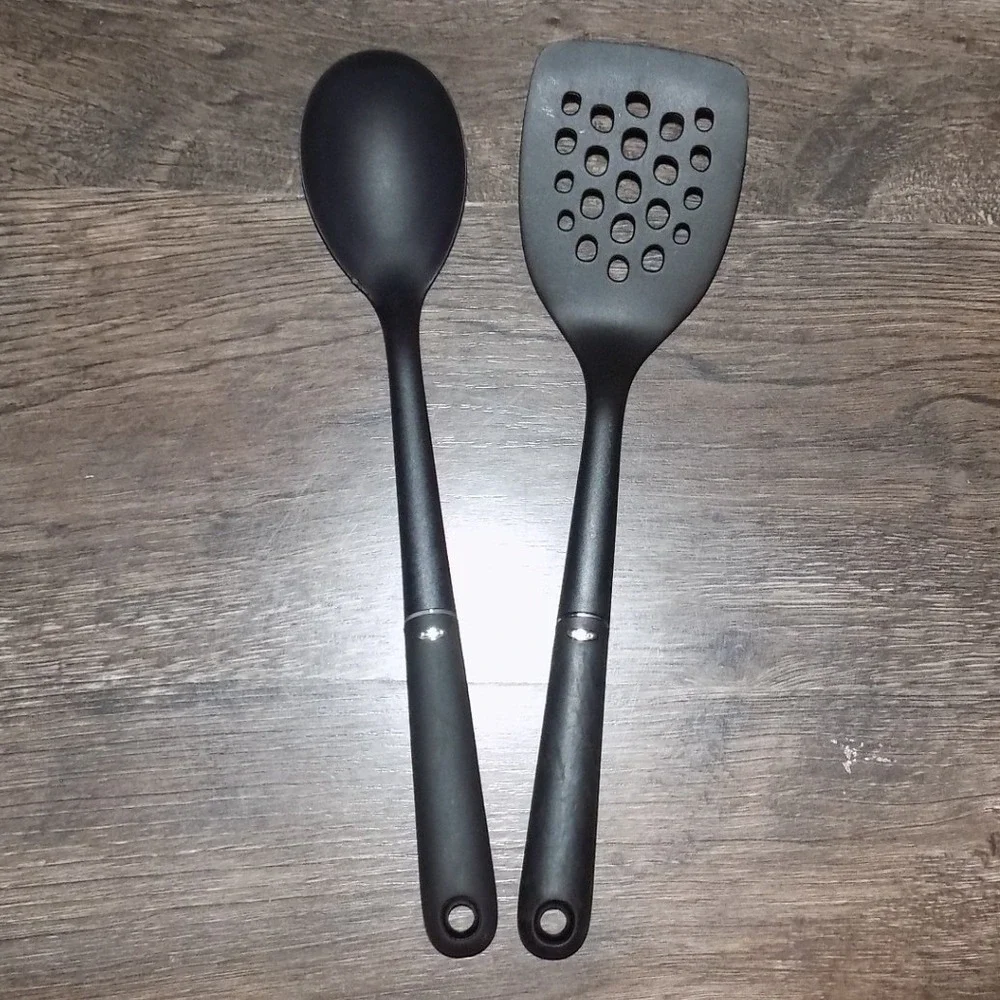 OXO Good Grips Kitchen Utensil Set Unisex OS Black Good Nylon Spoon Turner
